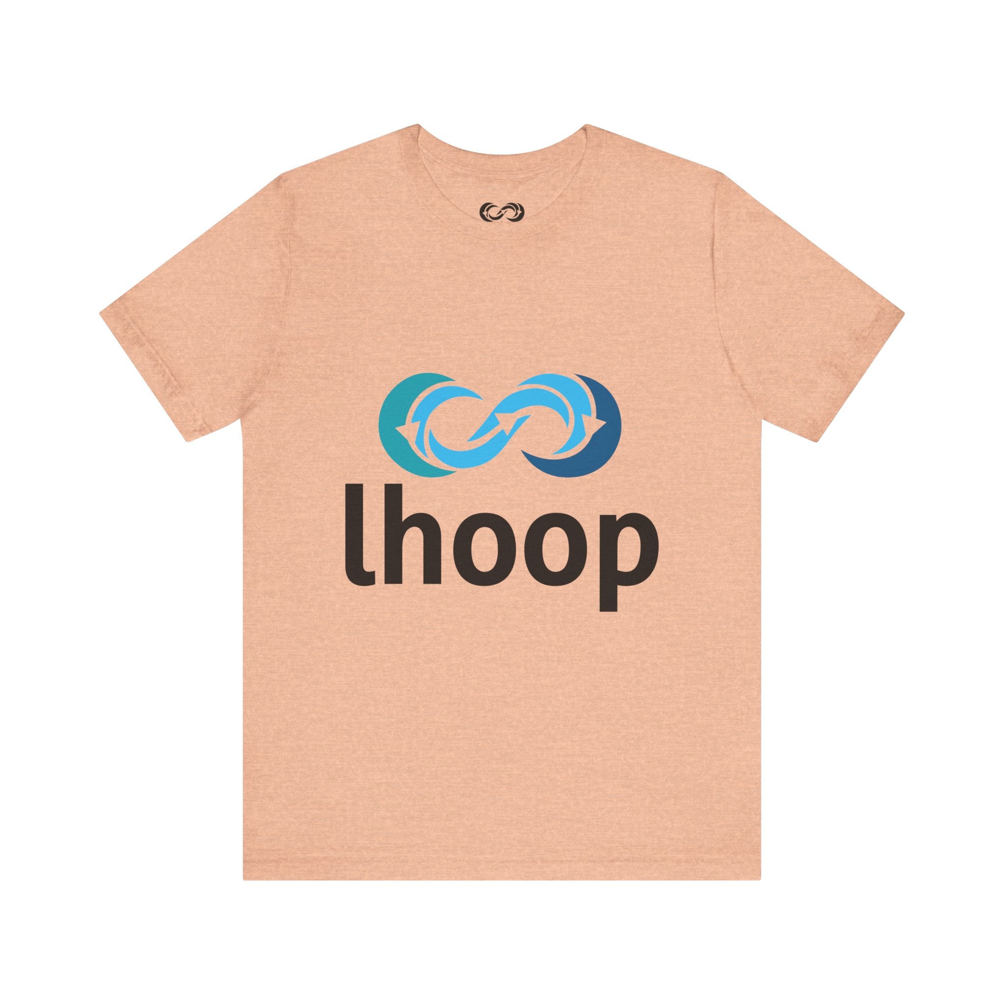 Lhoop Unisex Short Sleeve Tee - Casual Infinity Loop Design