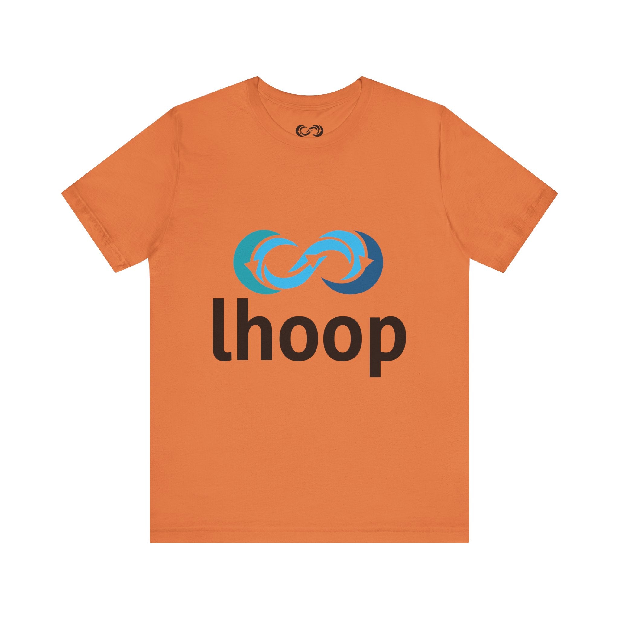 Lhoop Unisex Short Sleeve Tee - Casual Infinity Loop Design