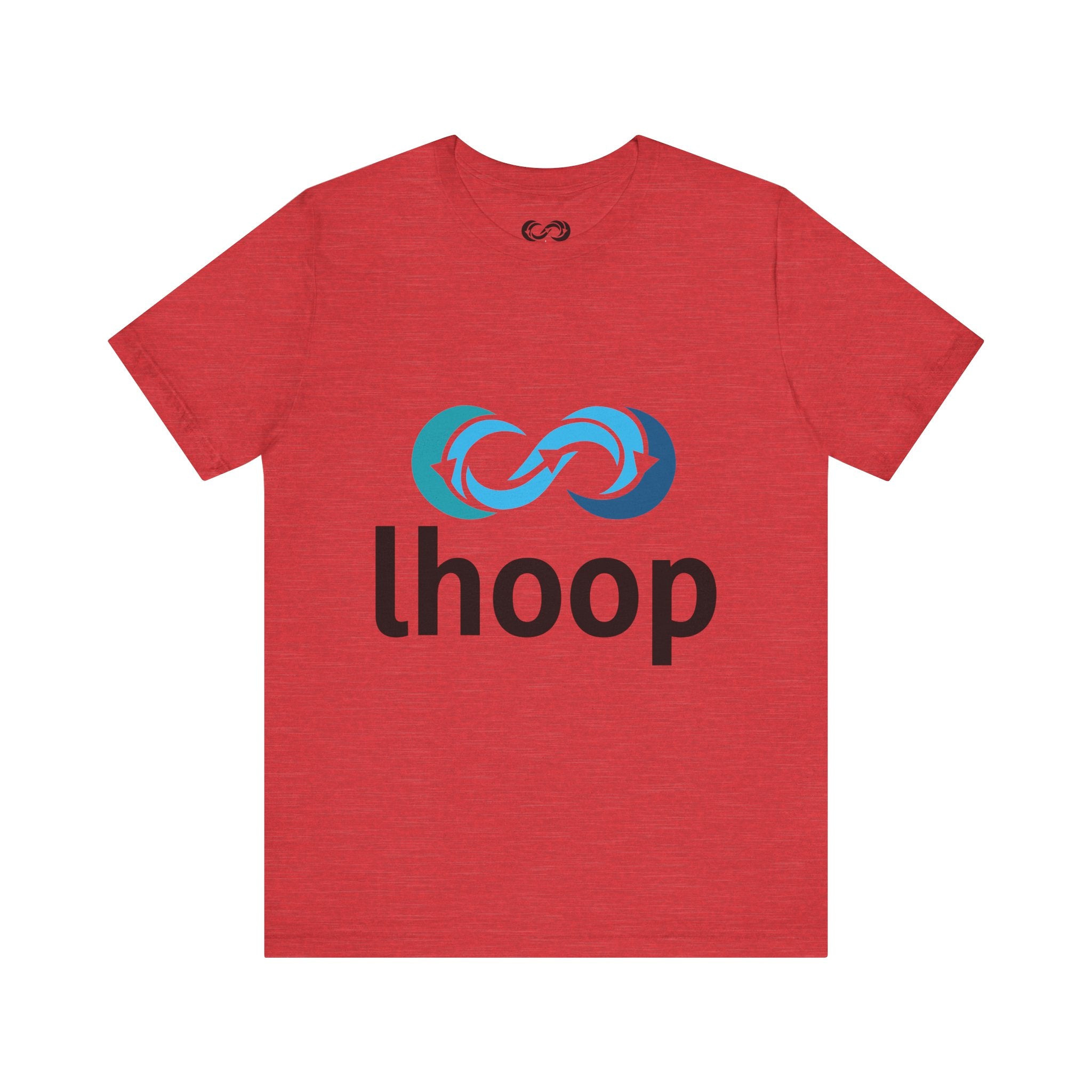 Lhoop Unisex Short Sleeve Tee - Casual Infinity Loop Design