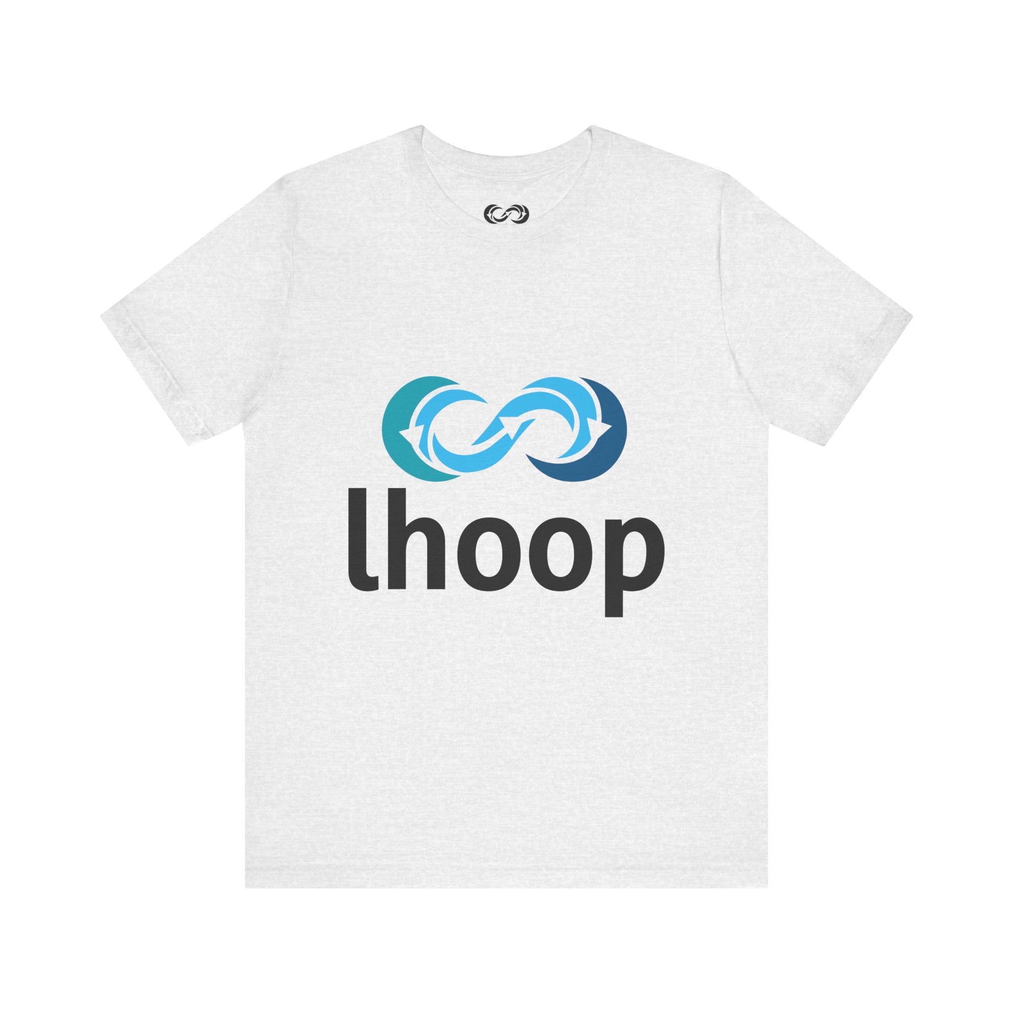 Lhoop Unisex Short Sleeve Tee - Casual Infinity Loop Design